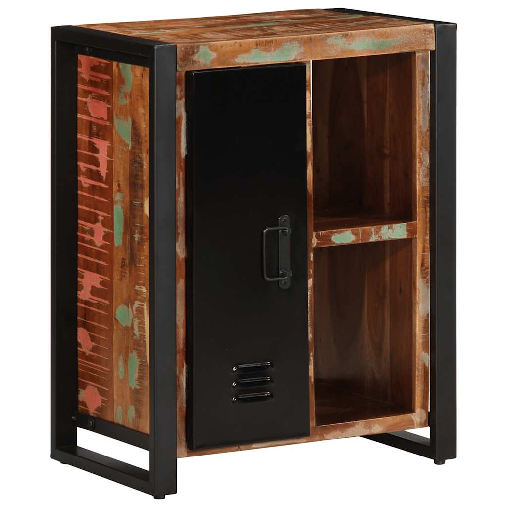 Buffet 55X35X70 Cm Bois De Manguier Brut Massif
