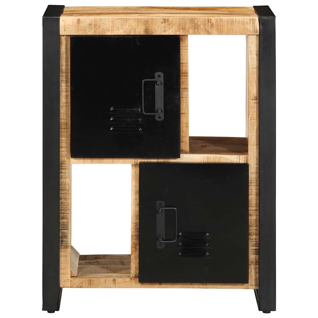 Buffet 55X35X70 Cm Bois De Manguier Brut Massif