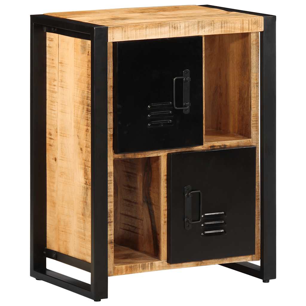 Buffet 55X35X70 Cm Bois De Manguier Brut Massif