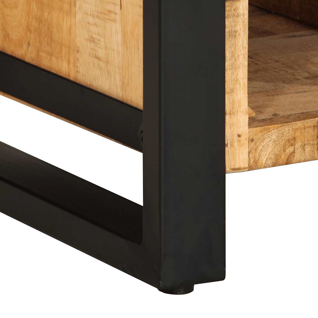 Buffet 55X35X70 Cm Bois De Manguier Brut Massif