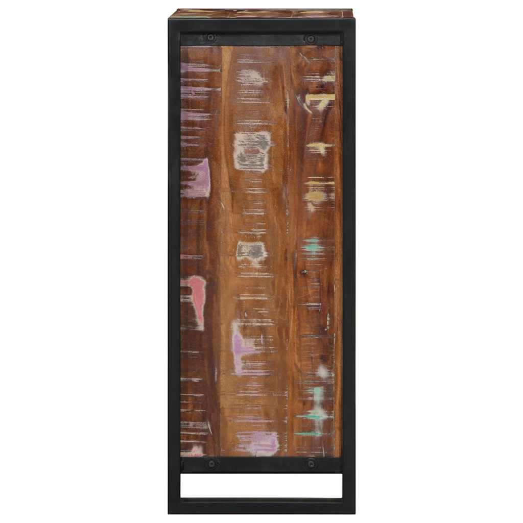 Table De Chevet 40X30X80 Cm Bois Massif De Récupération