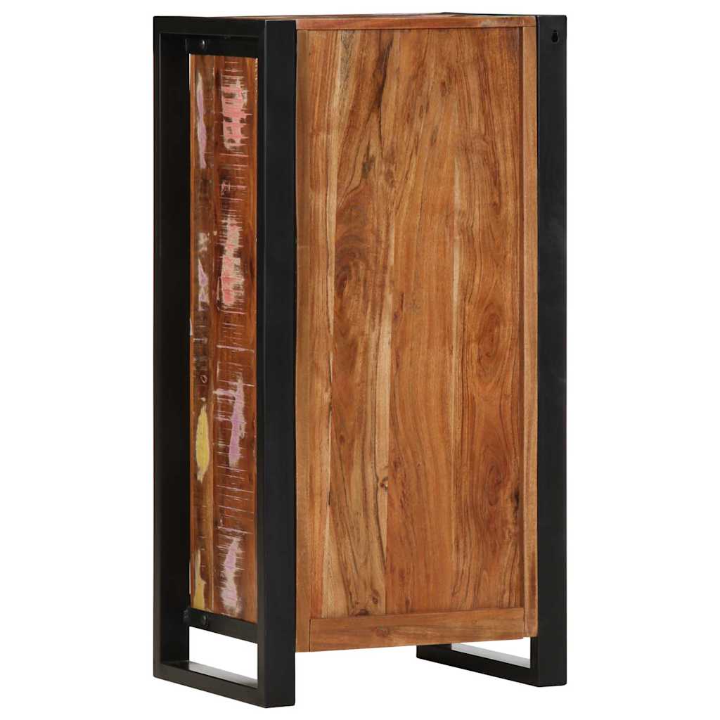 Table De Chevet 40X30X80 Cm Bois Massif De Récupération