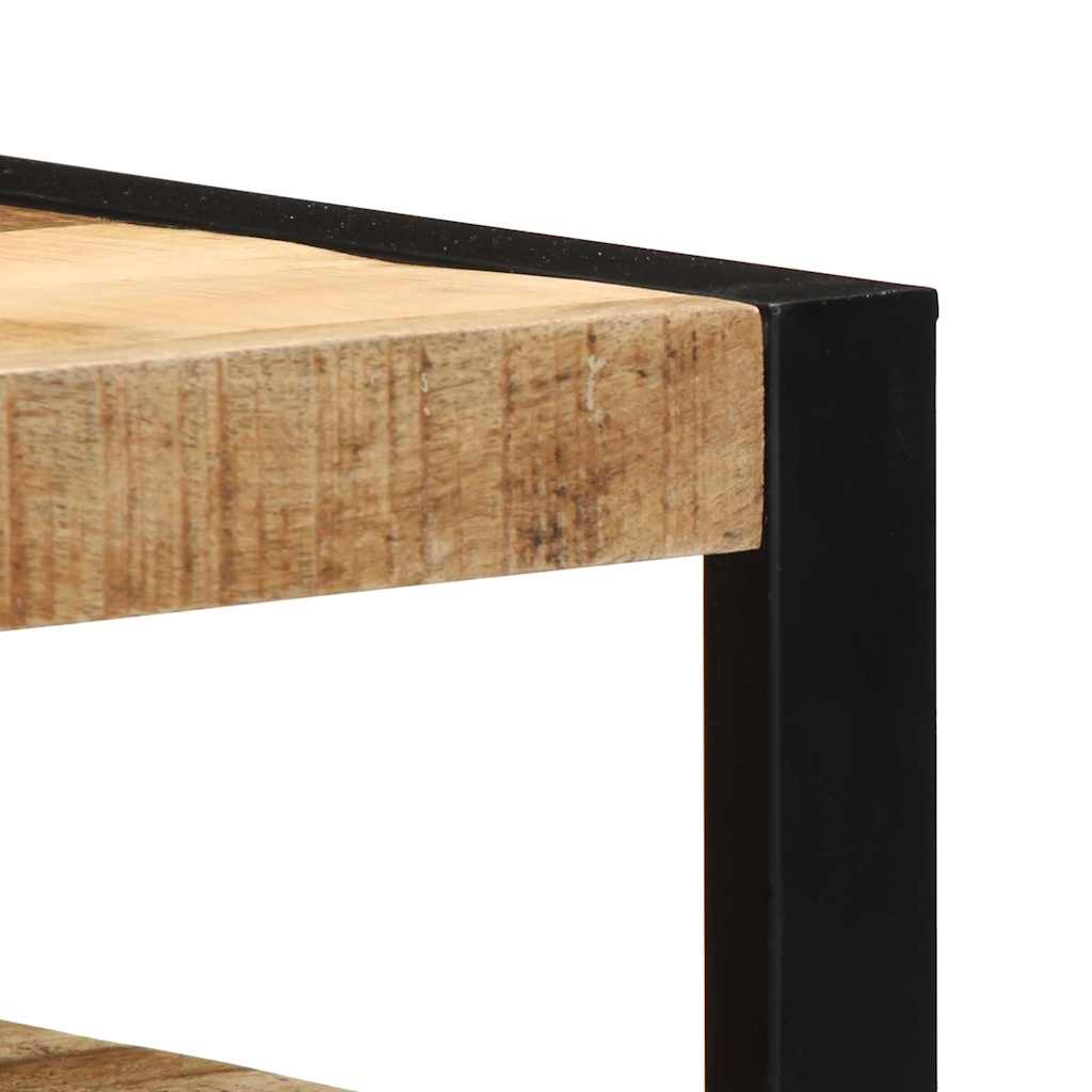 Cabinet De Salle De Bain Marron Bois De Manguier Massif