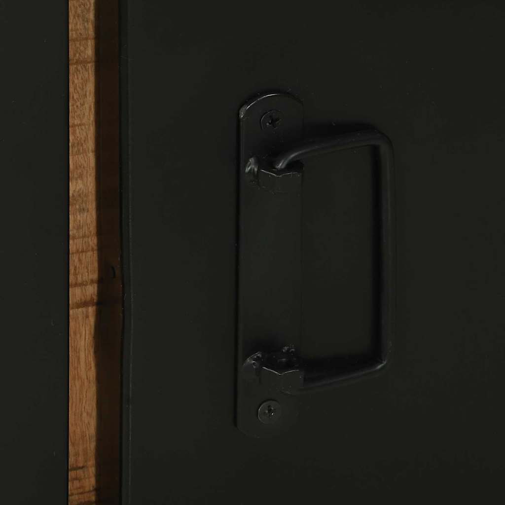 Cabinet De Salle De Bain Marron Bois De Manguier Massif