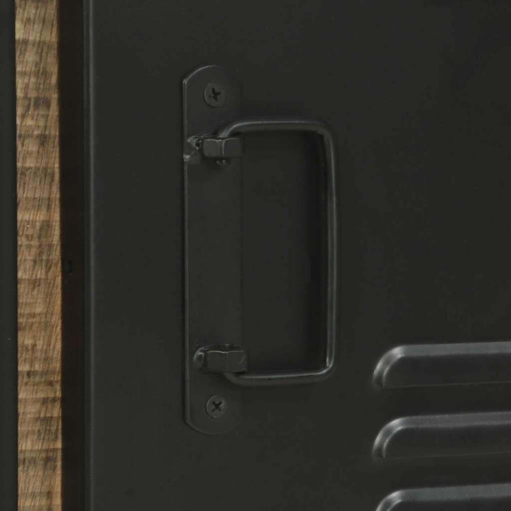 Cabinet De Salle De Bain Marron Bois De Manguier Massif