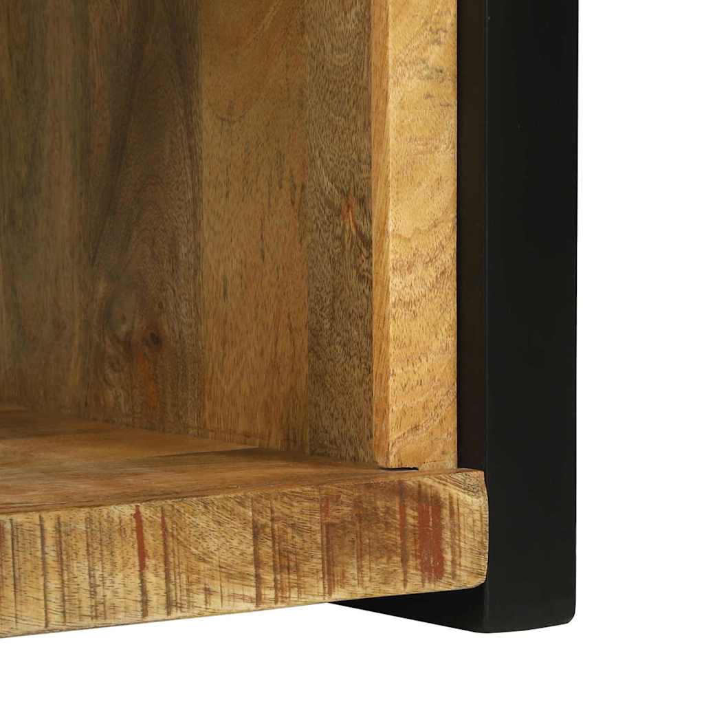 Cube Mural Marron 55 X 35 X 40 Cm Bois De Manguier Massif