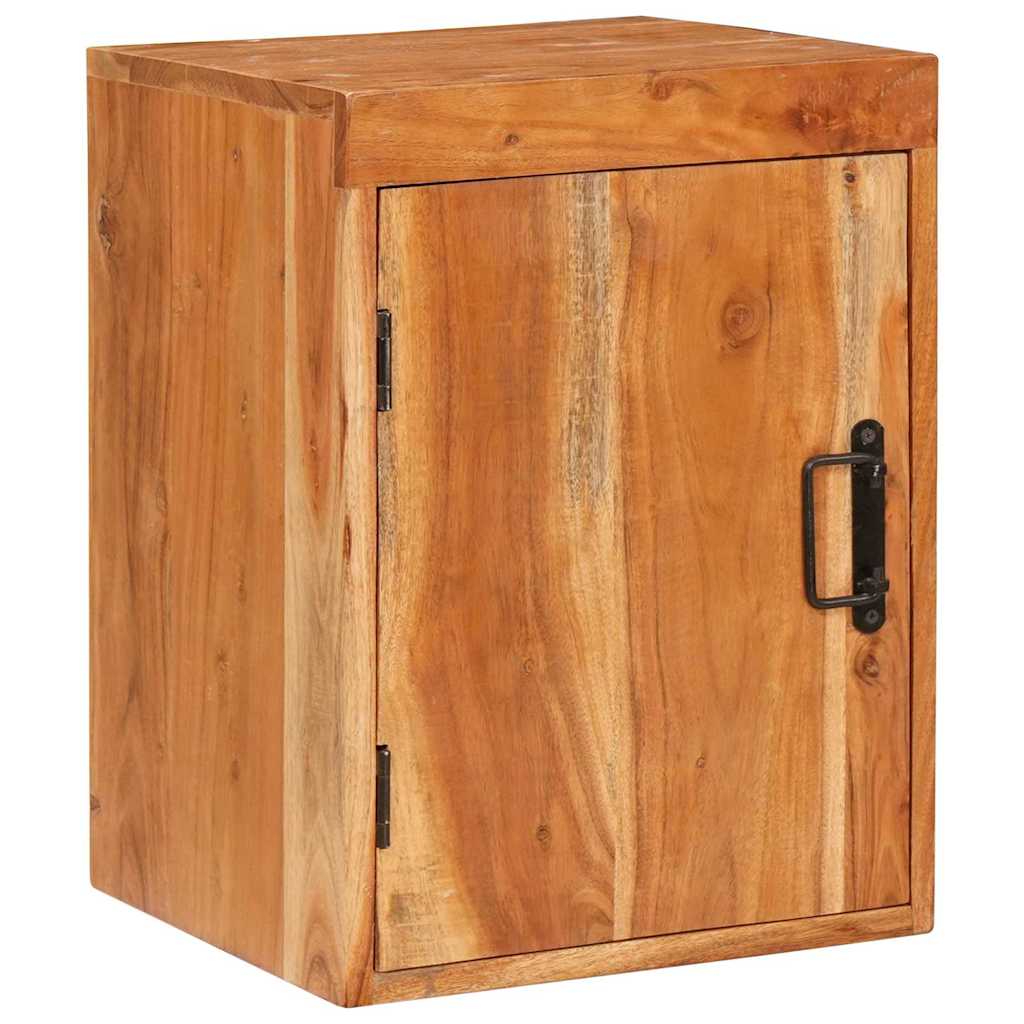 Table De Chevet 2 Pcs Marron Bois Massif D'acacia