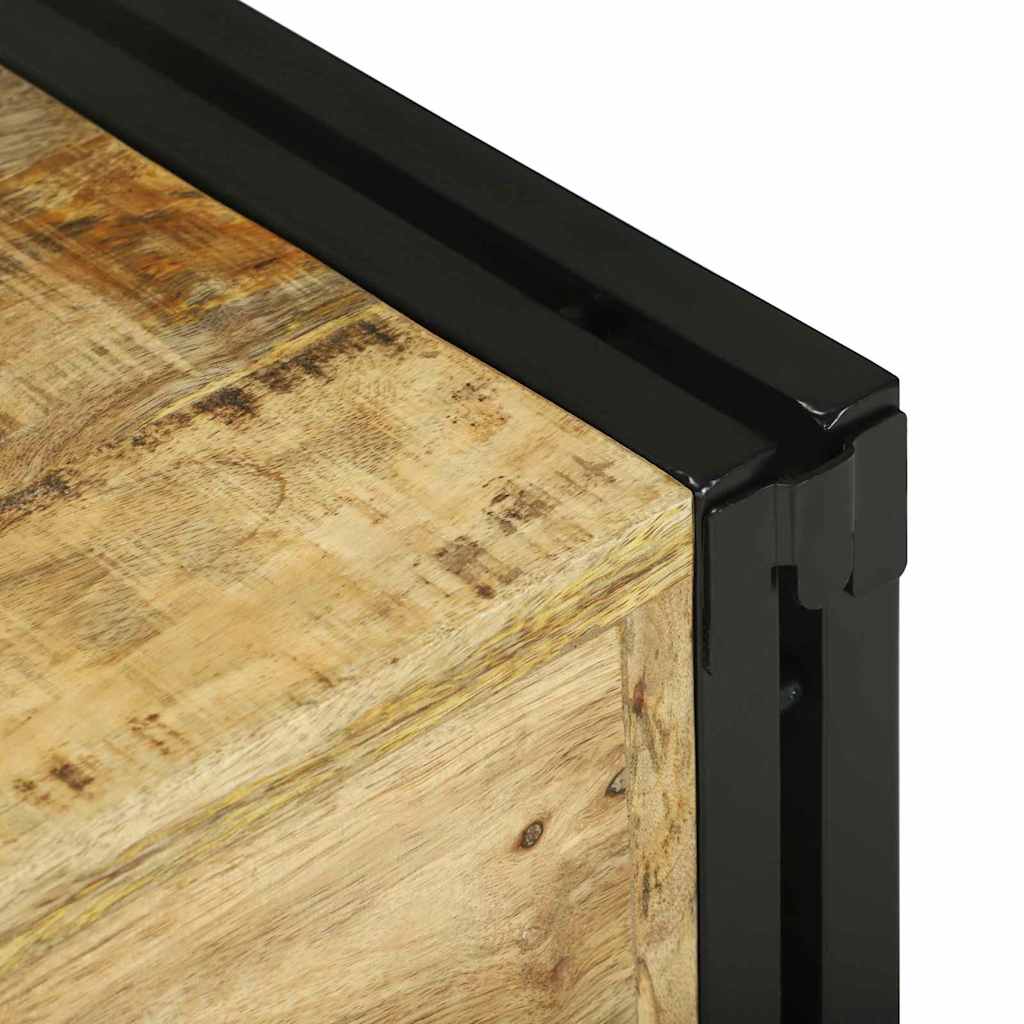 Étagère À Vin Bois De Manguier Massif