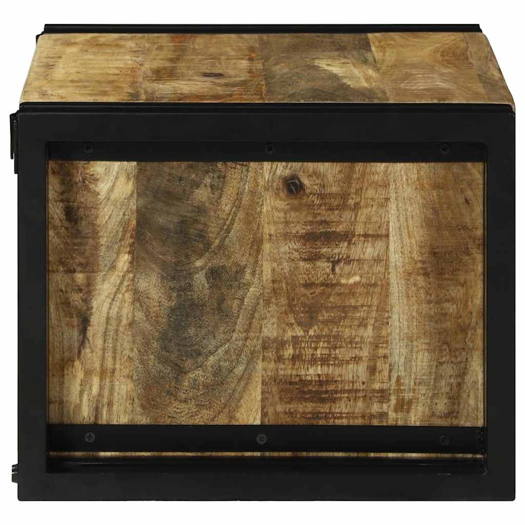 Étagère À Vin Bois De Manguier Massif