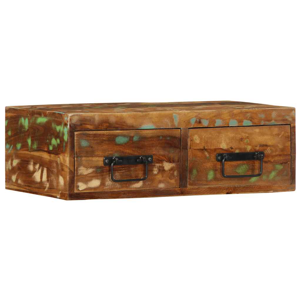 Meuble Tv Mural Bois Massif De Manguier Brut