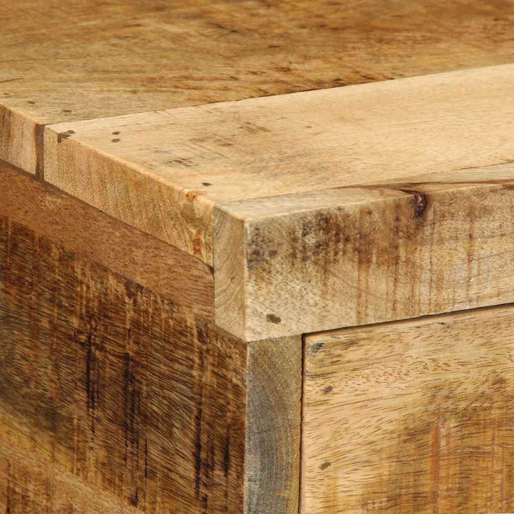 Meuble Tv Mural Bois Massif De Manguier Brut