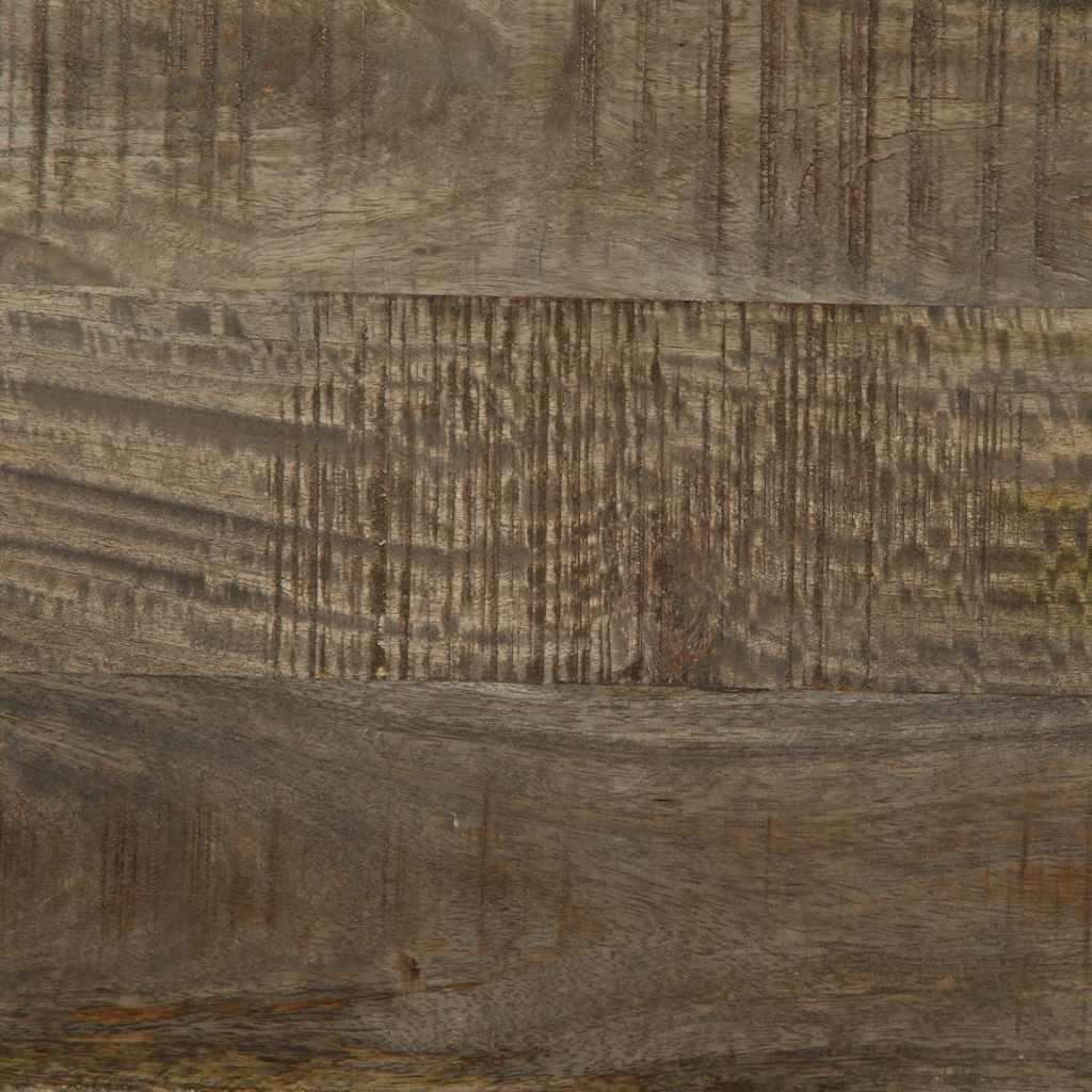 Miroir De Salle De Bain 50X2,5X70 Cm Bois De Manguier Massif