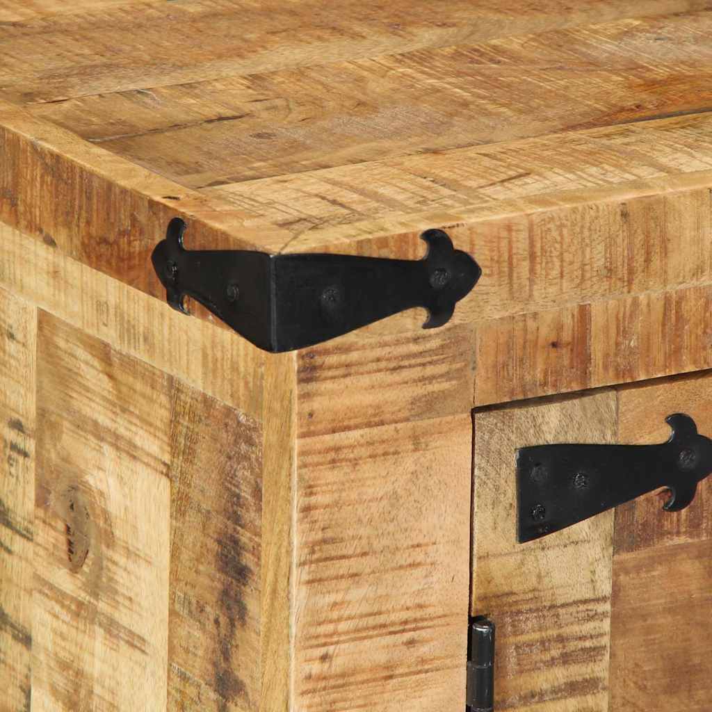 Buffet Marron 55 X 35 X 70 Cm Bois De Manguier Brut