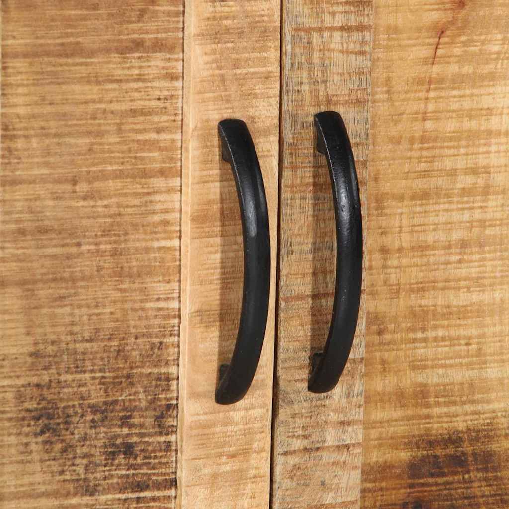 Buffet Marron 55 X 35 X 70 Cm Bois De Manguier Brut