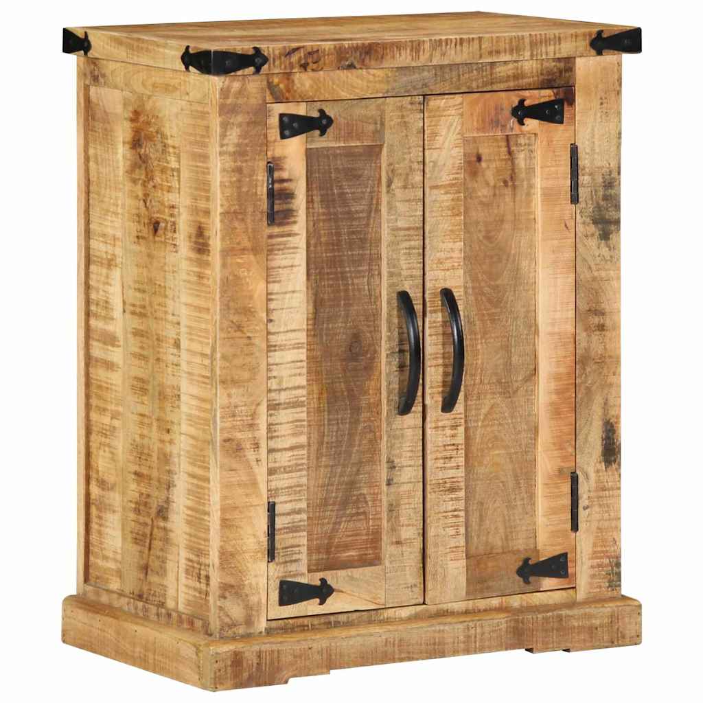 Buffet Marron 55 X 35 X 70 Cm Bois De Manguier Brut