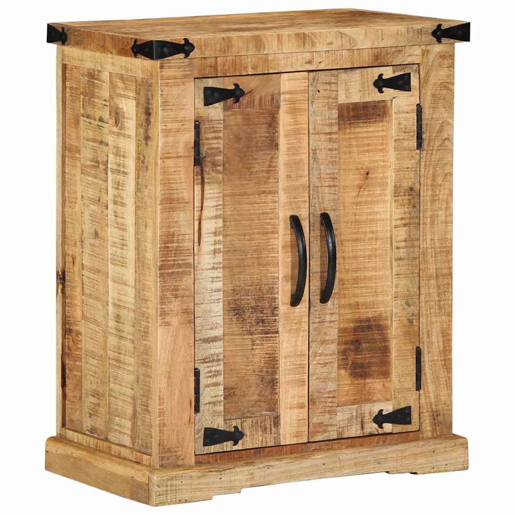Buffet Marron 55 X 35 X 70 Cm Bois De Manguier Brut