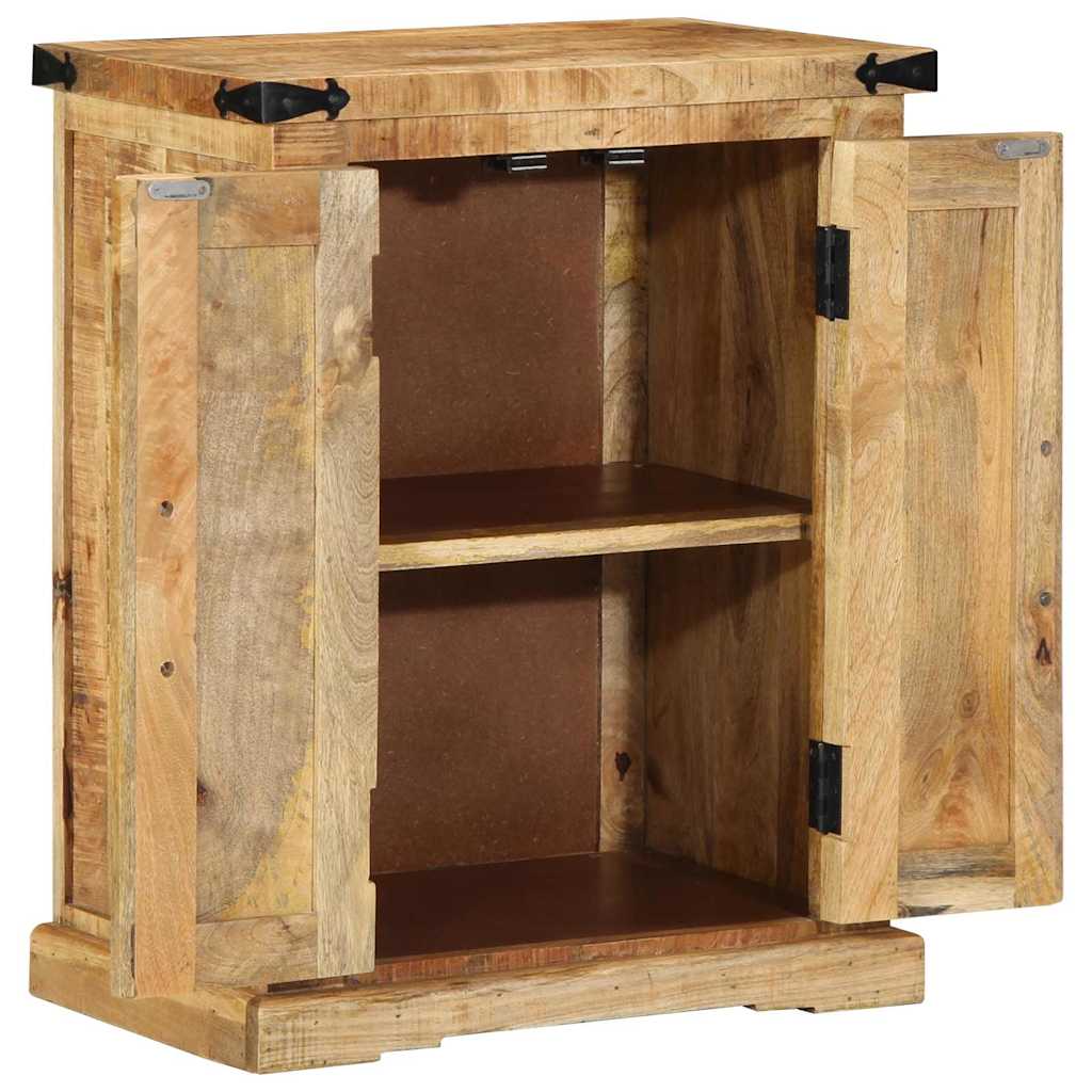 Buffet Marron 55 X 35 X 70 Cm Bois De Manguier Brut