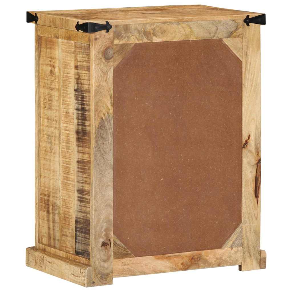 Buffet Marron 55 X 35 X 70 Cm Bois De Manguier Brut