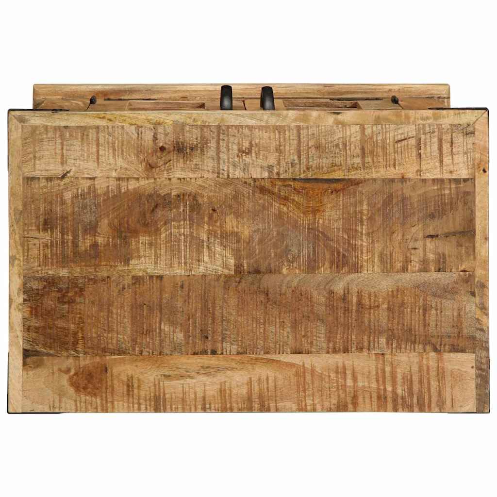 Buffet Marron 55 X 35 X 70 Cm Bois De Manguier Brut