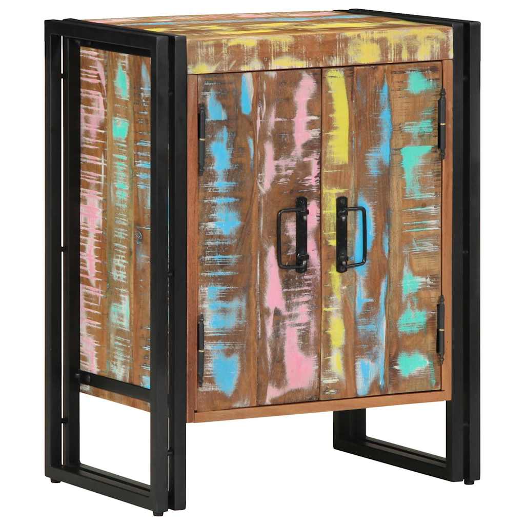 Meuble À Chaussures Avec Étagère Noir Bois De Manguier Massif