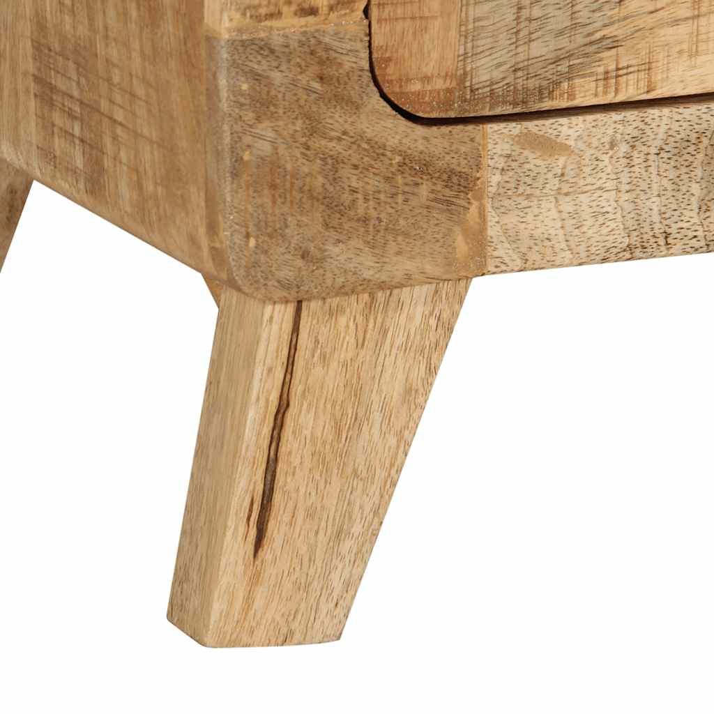 Meuble Tv 105X46X32 Cm Bois Massif De Manguier Brut