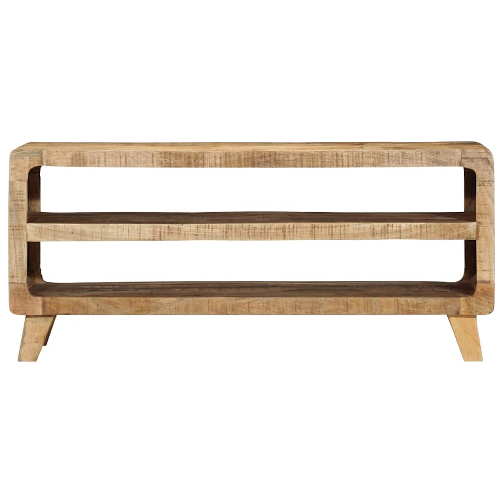 Meuble Tv 105X46X32 Cm Bois Massif De Manguier Brut