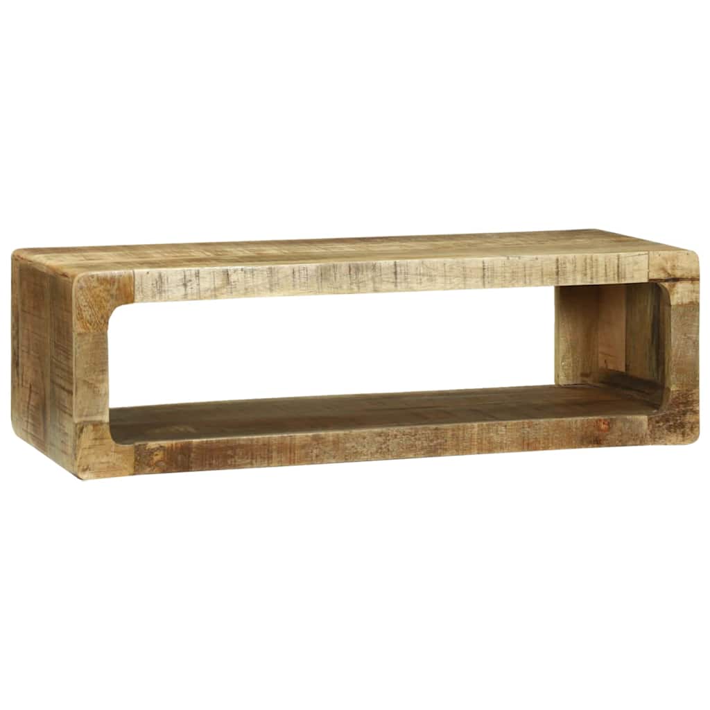 Meuble Tv Avec Étagère Marron Bois De Manguier Massif