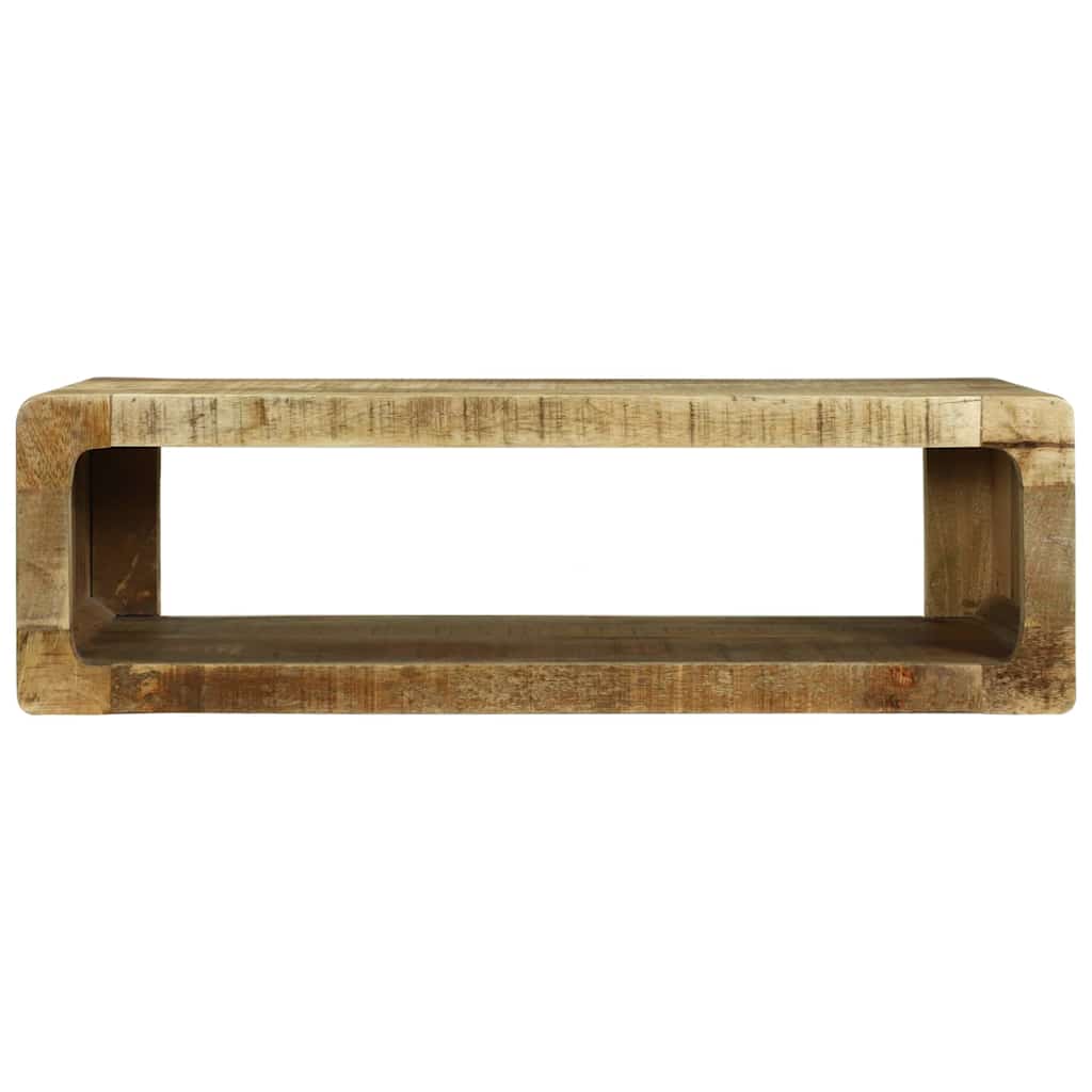 Meuble Tv Avec Étagère Marron Bois De Manguier Massif