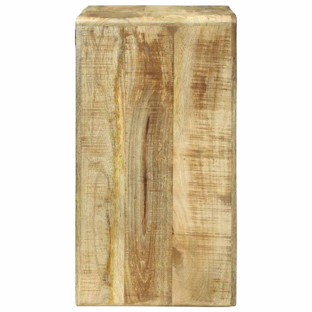 Meuble Tv Marron 36 X 30 X 54 Cm Bois De Manguier Massif