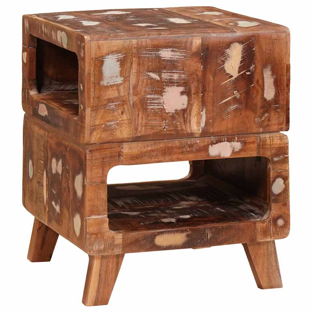 Tables D'appoint Marron 40 X 40 X 49 Cm Bois De Manguier Massif
