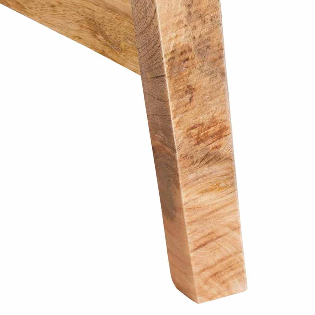 Table De Toilette Avec Étagère Marron Bois De Manguier Massif