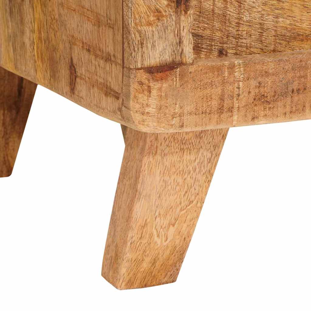 Boîte De Rangement 70 X 35 X 40 Cm Bois De Manguier Massif