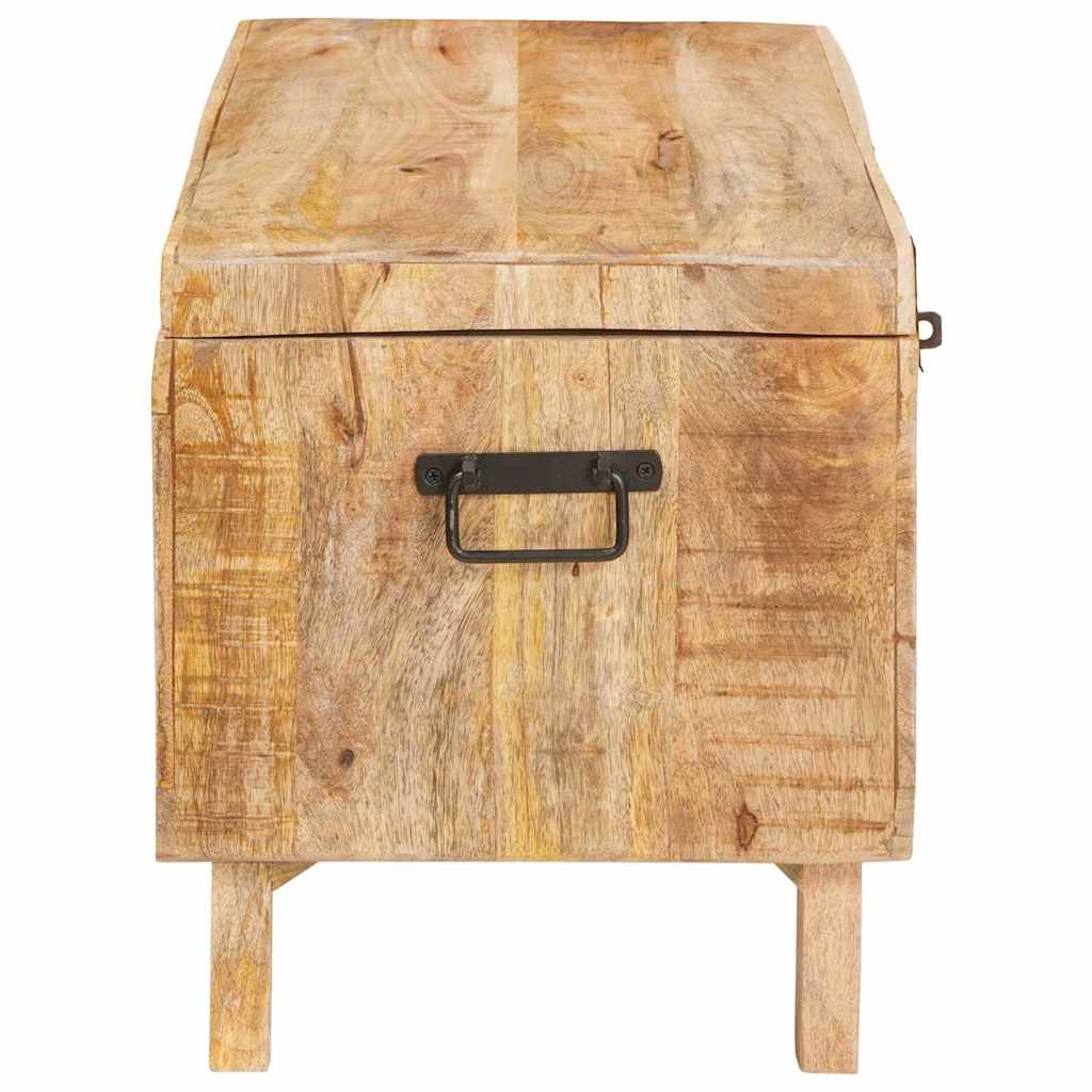 Boîte De Rangement 70 X 35 X 40 Cm Bois De Manguier Massif