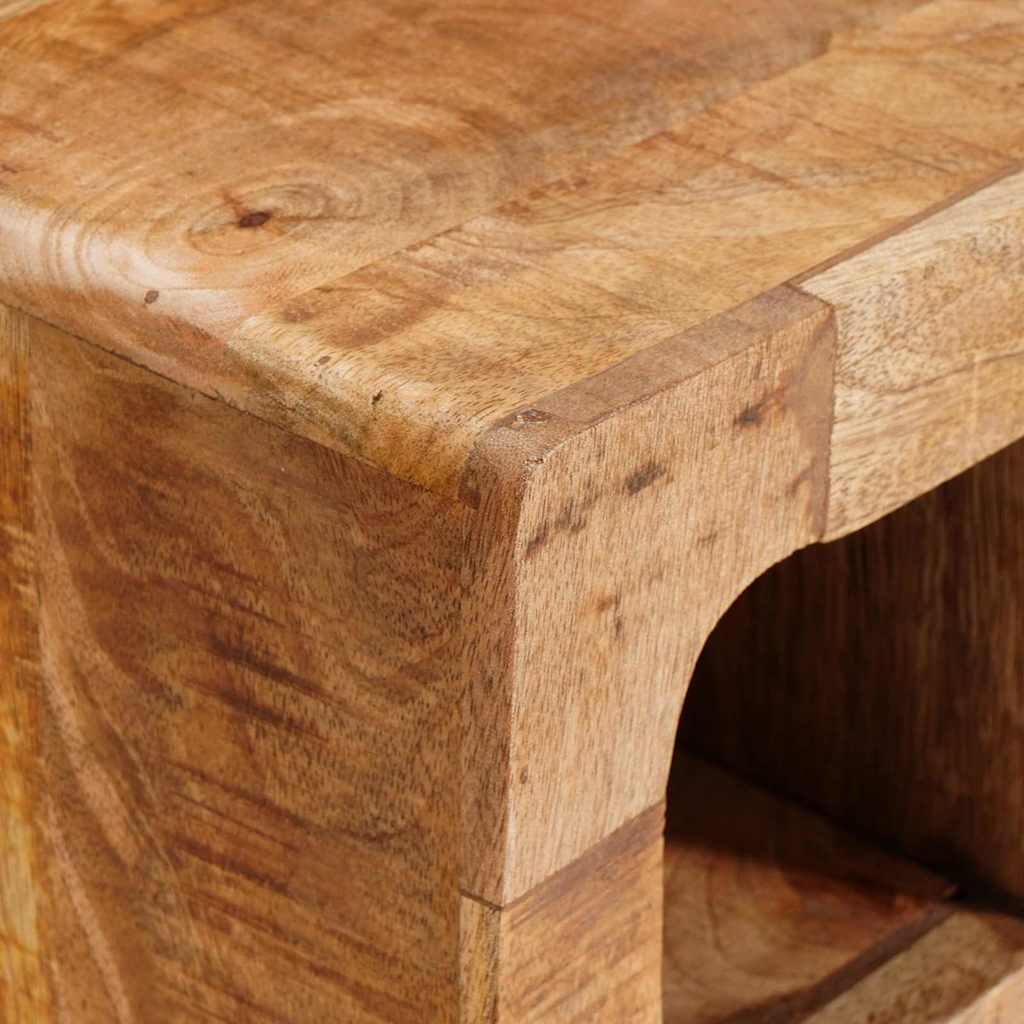 Étagère À Vin Marron 44 X 30 X 35 Cm Bois De Manguier Massif