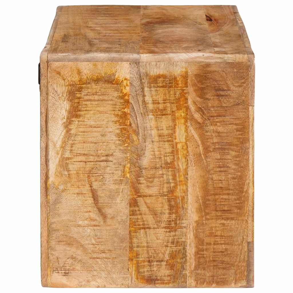 Étagère À Vin Marron 44 X 30 X 35 Cm Bois De Manguier Massif