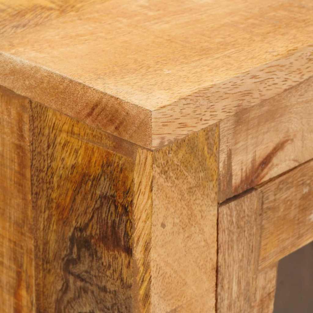 Haut Armoire Marron 40 X 30 X 120,5 Cm Bois De Manguier Massif