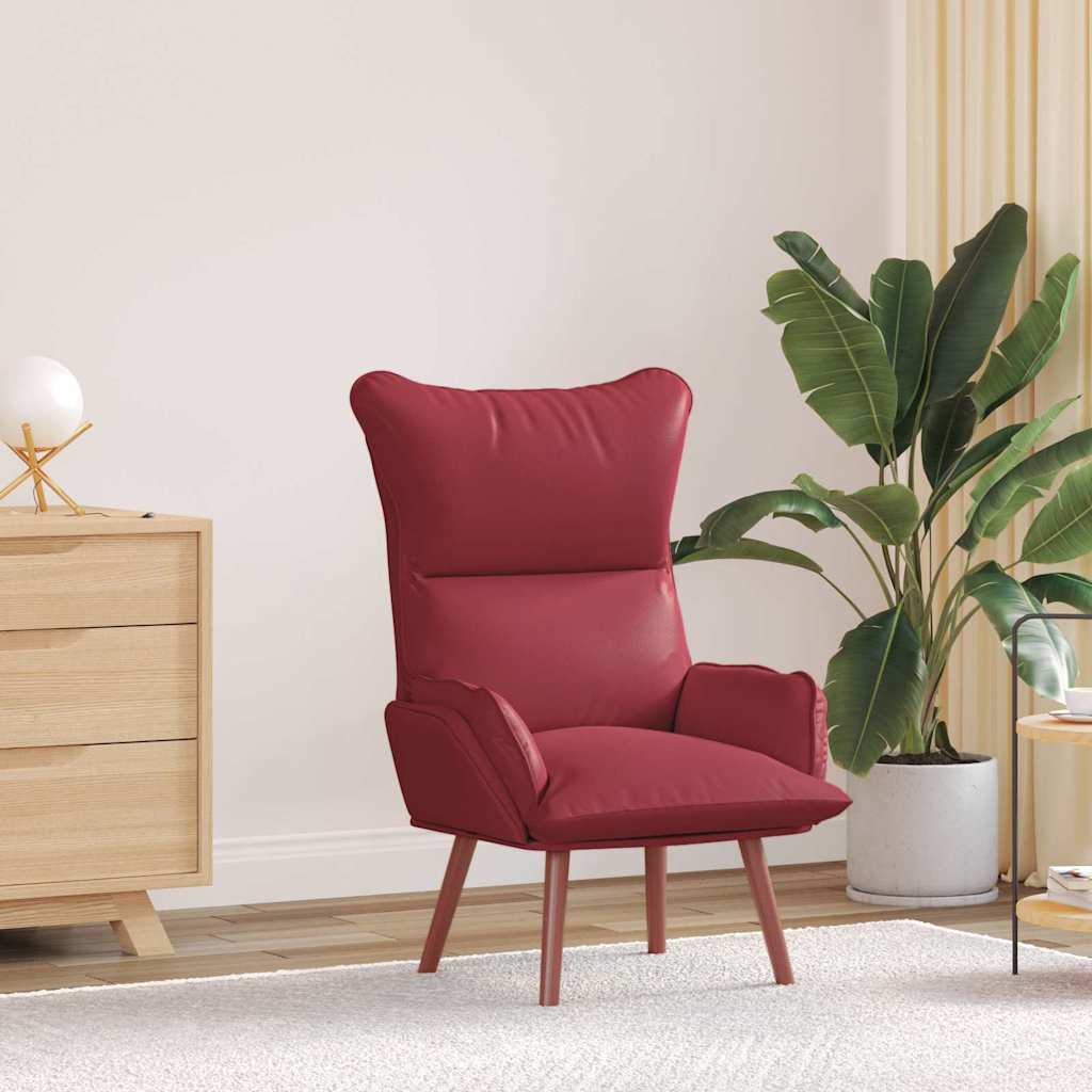 Fauteuil Relaxant 69 X 74 X 93 Cm Faux Cuir