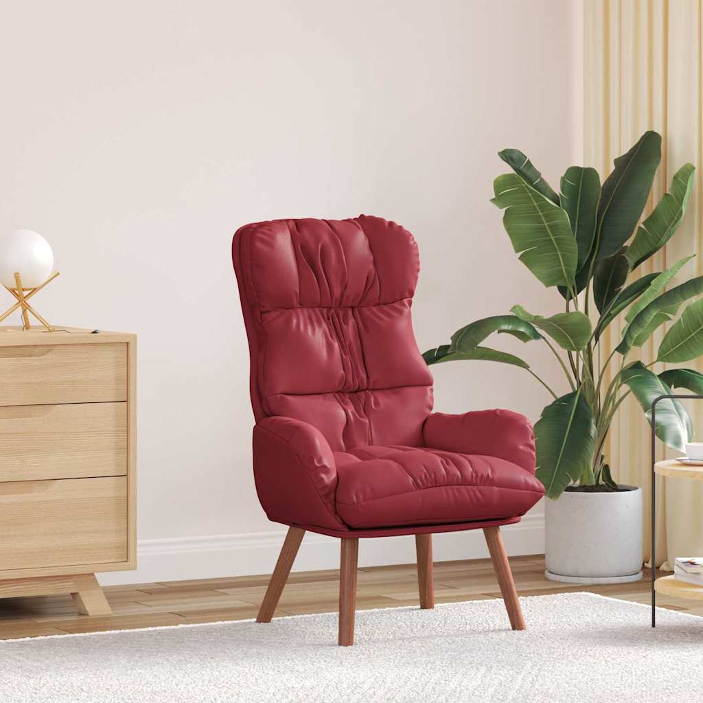 Fauteuil Relaxant 69 X 74 X 93 Cm Faux Cuir