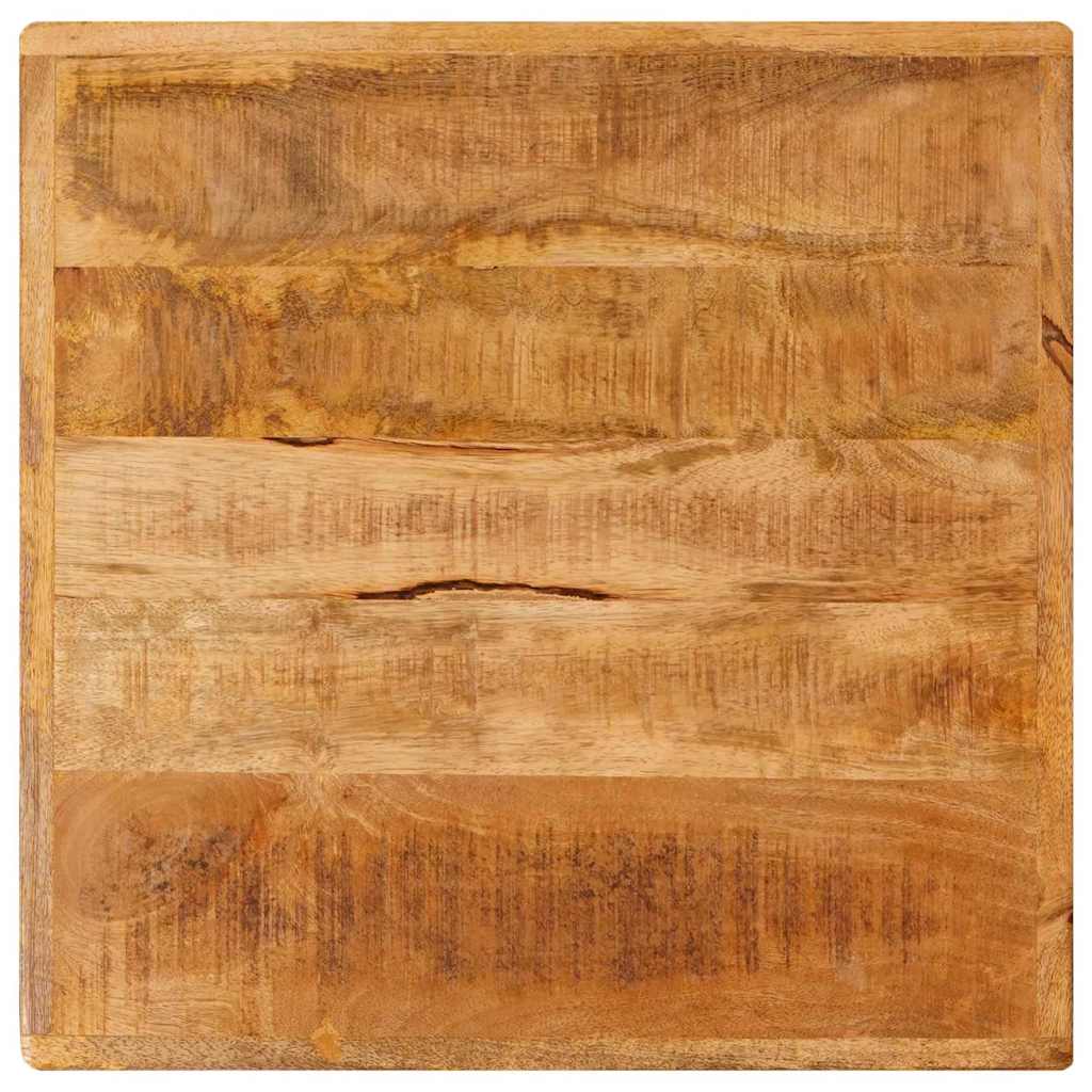 Table De Bistrot Marron Bois De Manguier Massif