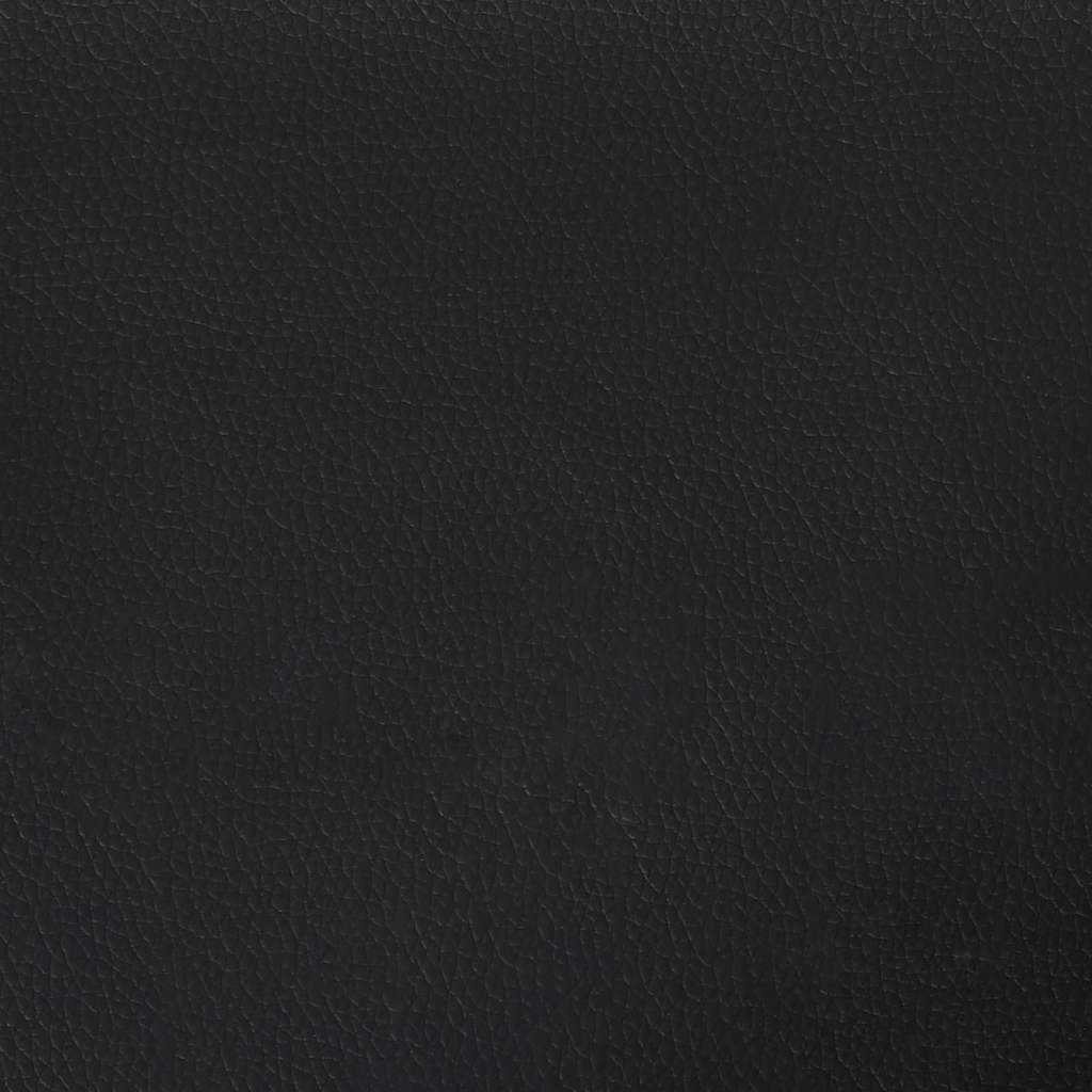 Canapé Chesterfield Argyle Noir 194 X 74.5 X 70.5 Cm Faux Cuir