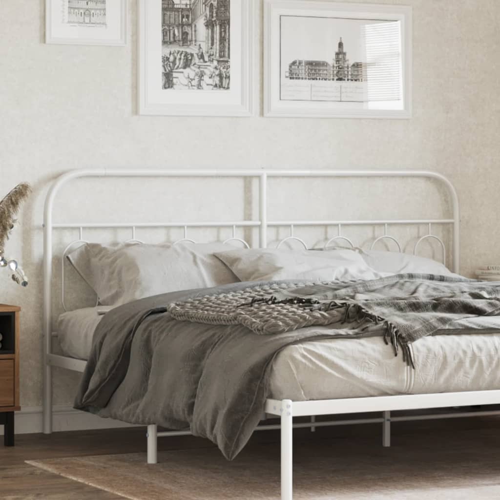 Applique Tête de Lit en Acier Style Industriel-Blanc-1-193 cm-La-Fabrique-Industrielle