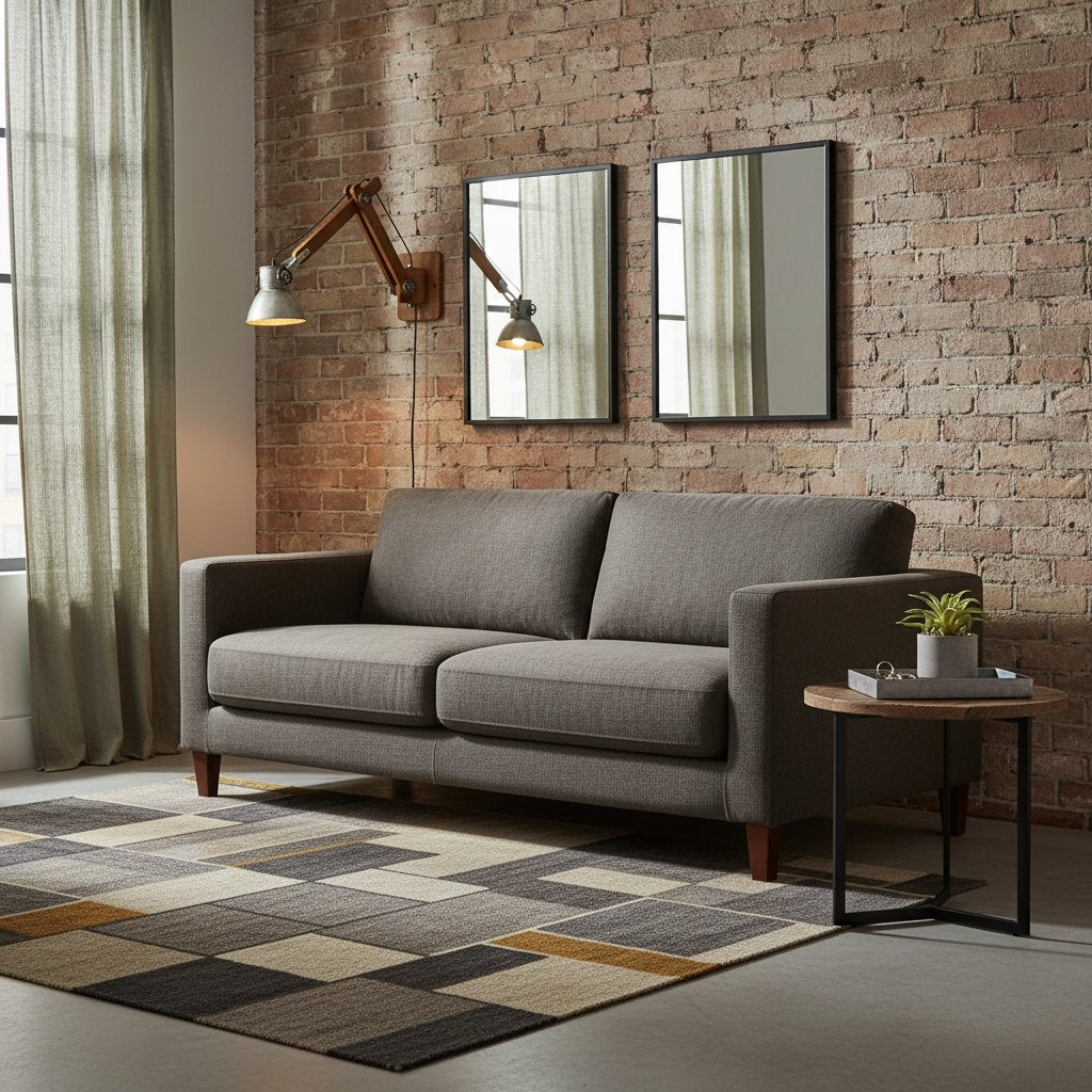 Applique Murale Originale Industrielle en Bois et Métal