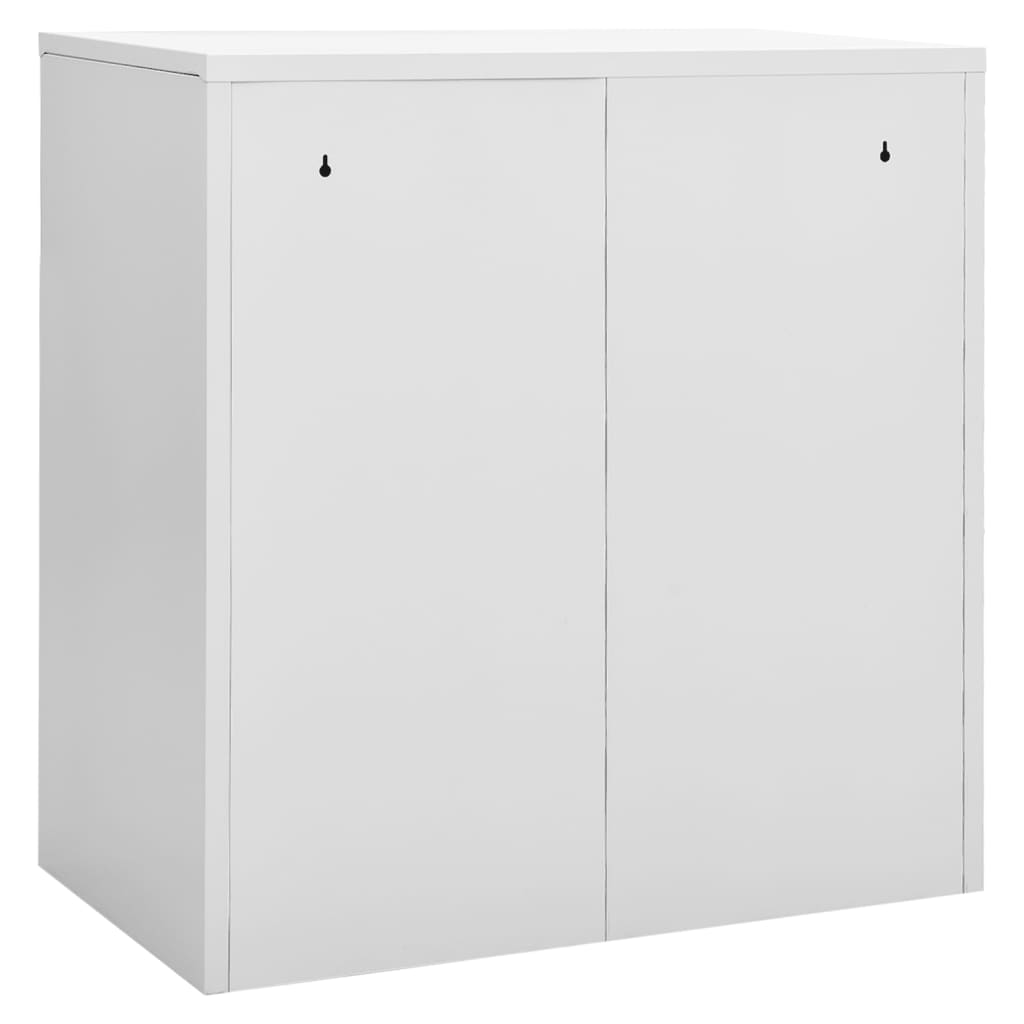 Armoire Métallique 4 Portes en Acier Gris Clair-La-Fabrique-Industrielle