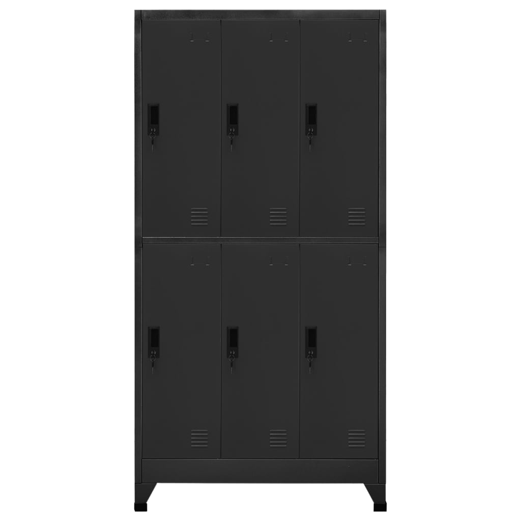 Armoire Métallique à Casiers Anthracite-La-Fabrique-Industrielle