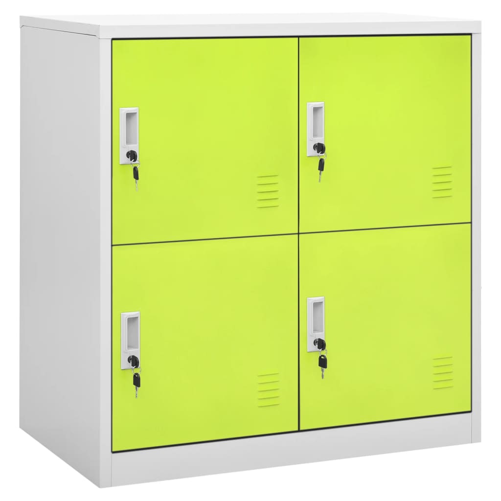 Armoire Métallique avec Serrure en Acier-avec 4 casiers-1-La-Fabrique-Industrielle