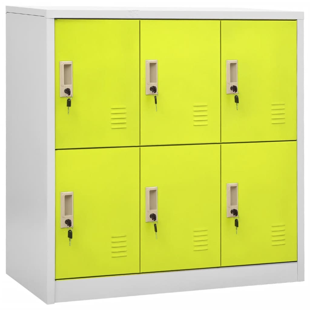 Armoire Métallique avec Serrure en Acier-avec 6 casiers-1-La-Fabrique-Industrielle