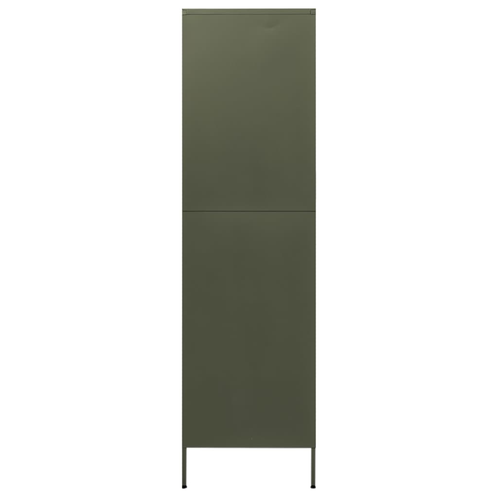 Armoire Métallique en Acier Vert Industriel-La-Fabrique-Industrielle