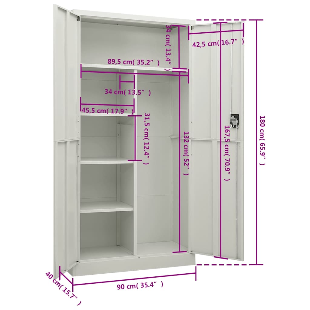 Armoire de Rangement Métallique au design Industriel-La-Fabrique-Industrielle