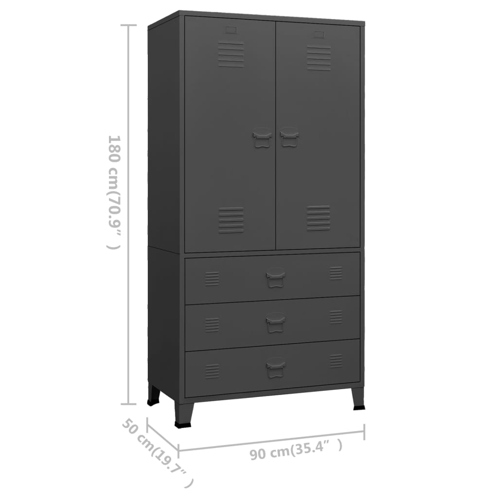 Armoire en Métal Style Industriel-La-Fabrique-Industrielle