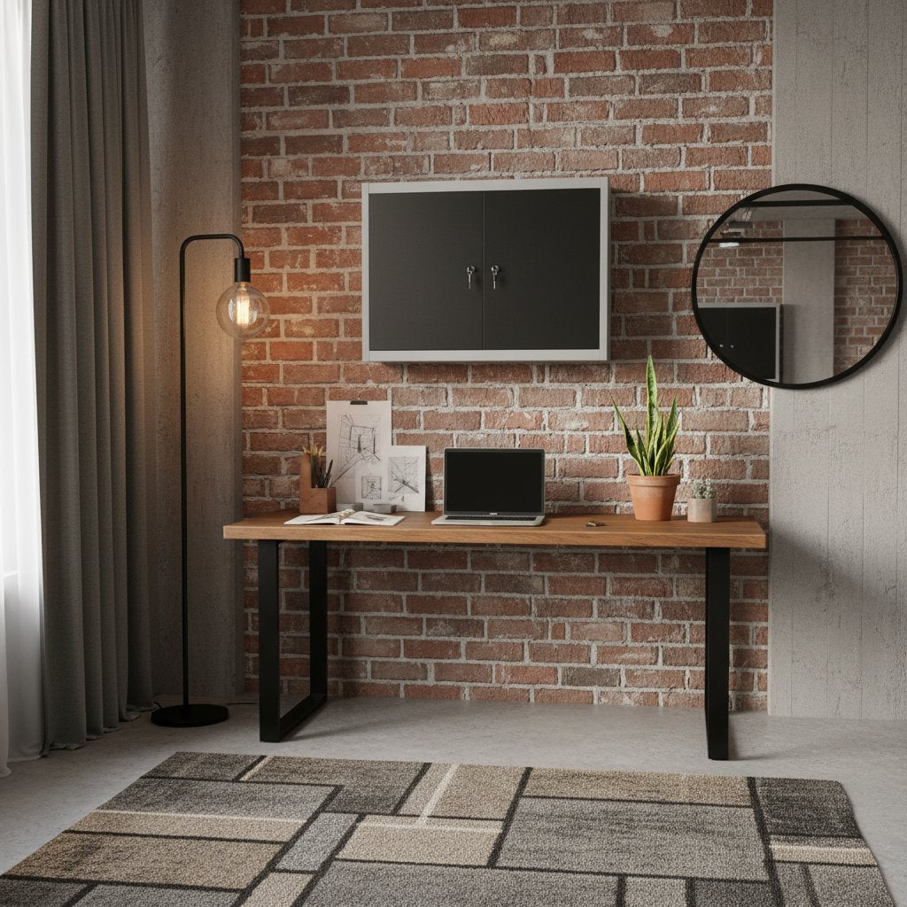 Armoire Métallique Murale Style Industriel